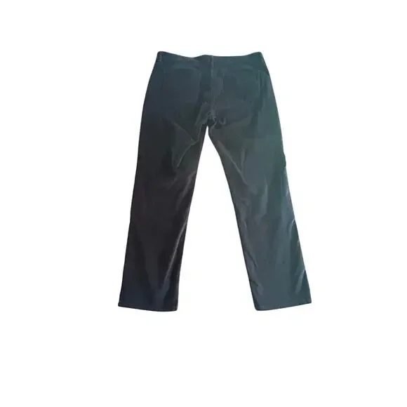 J. Jill Black Corduroy Button Zipper Pants Casual‎ Comfortable Women's Size 14 - Picture 4 of 6